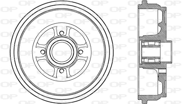 OPEN PARTS Piduritrummel BAD9087.31